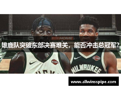 雄鹿队突破东部决赛难关，能否冲击总冠军？