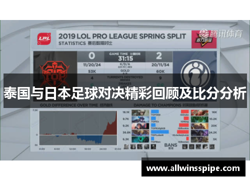 泰国与日本足球对决精彩回顾及比分分析
